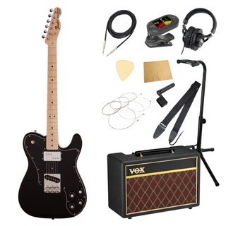 Fender MIJ Traditional 70s Telecaster Custom BLK エレキギター VOXアンプ付き 入門11点 初心者セット