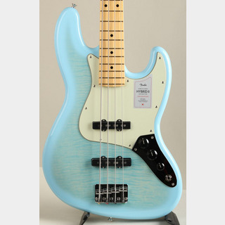 Fender2024 Collection Made in Japan Hybrid II Jazz Bass Flame Celeste Blue