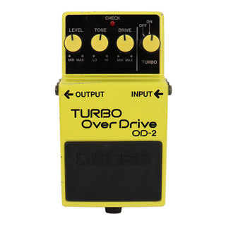 BOSS 【中古】ターボオーバードライブ エフェクター BOSS OD-2 TURBO OverDrive Made in Japan ボス