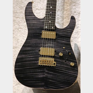 T's GuitarsDST-Pro24 Trans Black【3.58kg】【現地選定の極杢5Aフレイムメイプル】