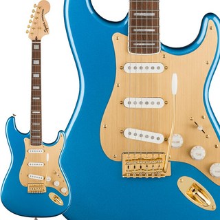 Squier by Fender 40th Anniversary Stratocaster Gold Edition (Lake Placid Blue/Laurel Fingerboard)