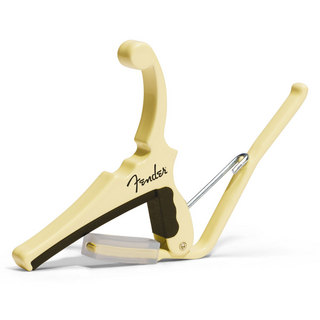 KyserKGEFOWA Fender Classic Color Quick-Change Electric Capo Olympic White ギター用カポタスト