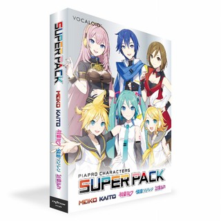 CRYPTONPIAPRO CHARACTERS SUPER PACK パッケージ版 VOCALOIDセット 初音ミク 鏡音リン・レン 巡音ルカ MEIKO KAIT