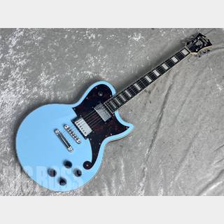 D'Angelico Premier Atlantic(Sky Blue Top, Natural Mahogany Back and Sides)