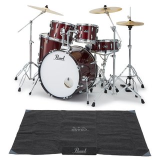 Pearl RS525SCWN/CN #91-レッドワイン ROADSHOW ドラムセット 純正マット付きセット【WEBSHOP】