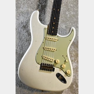 Fender Custom Shop 1960 Stratocaster J.Relic Aged Olympic White CZ578774【漆黒指板、3.49kg】