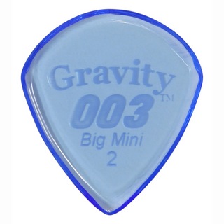 Gravity Guitar PicksG003B2P 003 XL BigMini 2.0mm Blue ピック