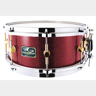 canopusThe Maple 6.5x14 Snare Drum Merlot Glitter