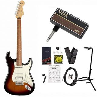 Fender Player Series Stratocaster HSS 3 Color Sunburst Pau Ferro VOX Amplug2 AC30アンプ付属初心者セット！【
