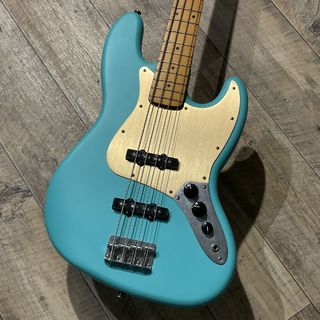 Squier by Fender40th Anniversary Jazz Bass Vintage Edition Maple Fingerboard Anodized Pcikguard / Satin Sea From Gre