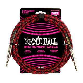 ERNIE BALLアーニーボール 6394 GT CABLE 10' SS RDBK ギターケーブル