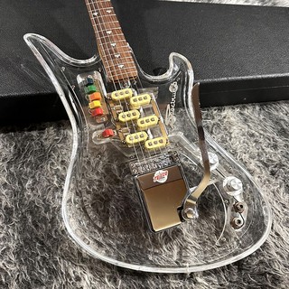 Teisco Spectrum 5 Reissue Clear Acrylic