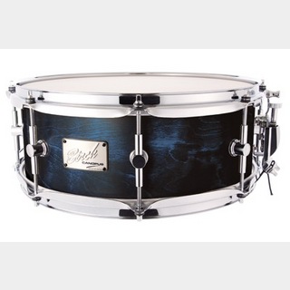 canopusBirch Snare Drum 5.5x14 Rotten Blue Mat LQ