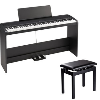 KORGコルグ B2SP BK 電子ピアノ 純正高低自在イス付き ブラック