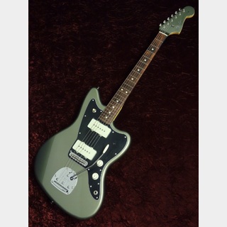 Fender Hybrid II Jazzmaster Jasper Olive Metallic with Matching Head