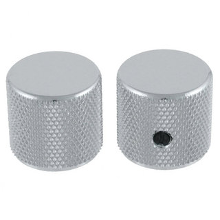 ALLPARTSオールパーツ MK-0115-010 Chrome Barrel Knobs Pk Of 2 コントロールノブ クローム 2個セット