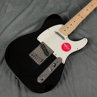 Squier by Fender SONIC TELECASTER Maple Fingerboard White Pickguard Black テレキャスター エレキギターソニック