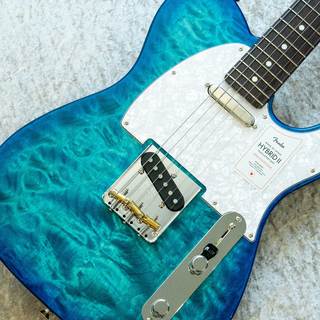 Fender 2024 Collection Made in Japan Hybrid II Telecaster QMT -Quilt Aquamarine-