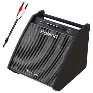 Roland電子ドラム用モニタースピーカー PM-200 接続ケーブルセット 【WEBSHOP】