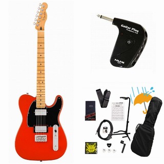 Fender Player II Telecaster HH Maple FB Coral Red エレキギター GP-1アンプ付属エレキギター初心者セットR【WEB