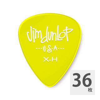 Jim Dunlop486R GELS EXTRA HEAVY YLW ギターピック×36枚