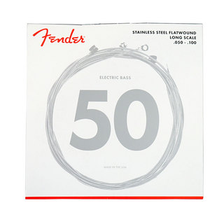 Fender フェンダー Bass Strings Stainless Steel Flatwound 9050ML 50-100 エレキベース弦×2セット