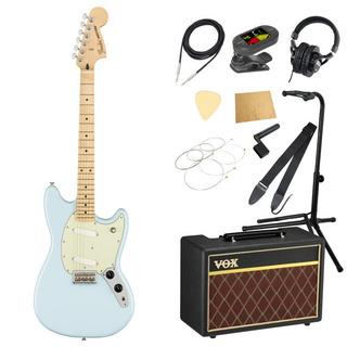 Fenderフェンダー Player Mustang MN SNB エレキギター VOXアンプ付き 入門11点 初心者セット