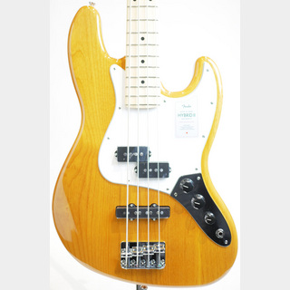 Fender 2024 Collection MIJ Hybrid II Jazz Bass PJ (Vintage Natural/MN)