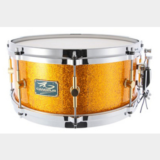 canopus The Maple 6.5x13 Snare Drum Gold Spkl