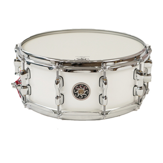 SAKAE OSAKA HERITAGE【アウトレット】 スネア SD1455MA/M-PW Maple Snare Mighty Halo ソフトケース付き Pearl White