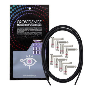Providence V206 model Vital Link Solderless 2m L型プラグ×8 ソルダーレスケーブルセット ギターケーブル