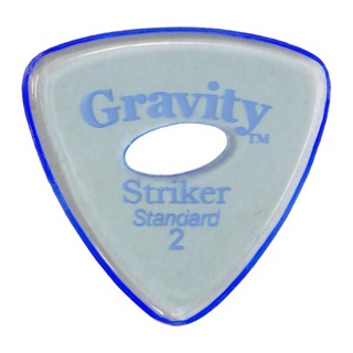 Gravity Guitar PicksStriker -Standard Elipse Grip Hole- GSRS2PE 2.0mm Blue ギターピック