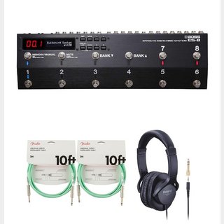 BOSSES-8 Effects Switching System [周辺機器アイテム同時購入セット] フェンダー ケーブル(緑)【WEBSHOP】