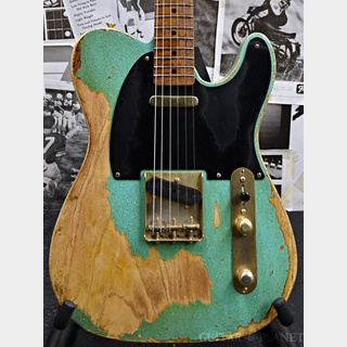 Fender Custom Shop MBS 1952 Telecaster Ultimate Relic -Sea Foam Sparkle over 3 Color Sunburst- by David Brown 2022USED!