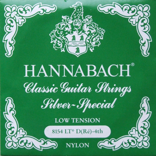 HANNABACHE8154 LT-Green D クラシックギター 4弦用 バラ弦 1本