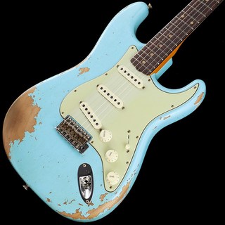 Fender Custom Shop 2023 Collection Time Machine 1960 Stratocaster Heavy Relic Daphne Blue【SN.CZ569491】【IKEBE Orde...