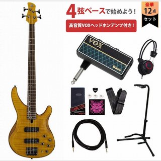 YAMAHA TRBX604FM Mat Amber (MAM)  VOXヘッドホンアンプ付属エレキベース初心者セットR【WEBSHOP】