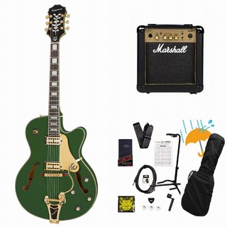 Epiphone Emperor Swingster Forest Green Metallic Marshall MG10アンプ付属エレキギター初心者セットR【WEBSHOP】