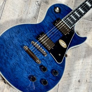 Epiphone Les Paul Custom Quilt Viper Blue (バイパーブルー) エレキギター レスポールカスタム 島村楽器限定