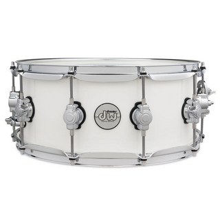 dw DDLG0614SSWH [Design Series Maple Snare， 14''×6'' / White Gloss Lacquer]