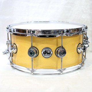 dw DRSO6514SSC104 [Collector's Pure Maple Snare Drum Standard Shell 14''×6.5'' - Amber Satin Oil]