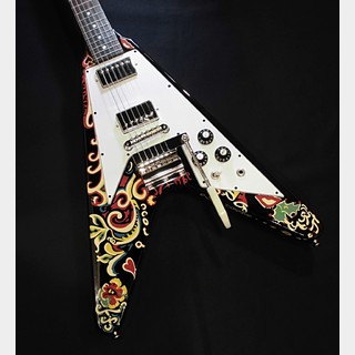 Epiphone Jimi Hendrix Love Drops Flying V Ebony