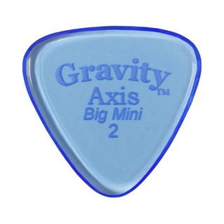 Gravity Guitar PicksAxis -Big Mini- GAXB2P 2.0mm Blue ピック