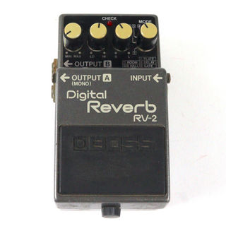 BOSS 【中古】 リバーブ エフェクター BOSS RV-2 Digital Reverb Made in JAPAN ギターエフェクター
