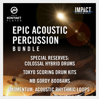 IMPACT SOUNDWORKS EPIC ACOUSTIC PERCUSSION BUNDLE