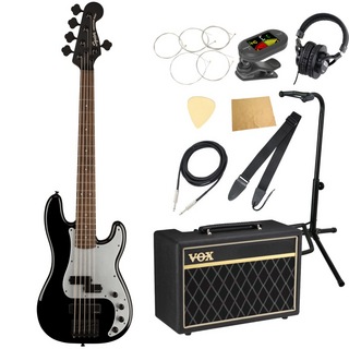 Squier by Fender スクワイヤー/スクワイア Contemporary Active Precision Bass PH V BLK 5弦エレキベース 初心者セット