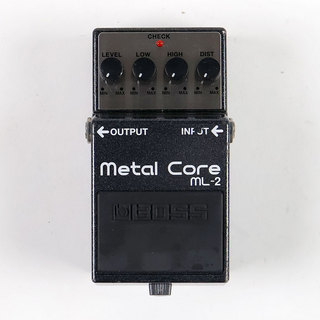 BOSS 【中古】メタルコア エフェクター BOSS ML-2 Metal Core ハイゲイン ディストーション エフェクター