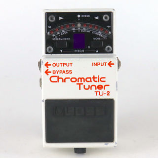BOSS 【中古】 クロマチックチューナー エフェクター BOSS TU-2 Chromatic Tuner ペダルチューナー