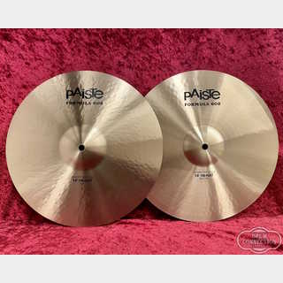 PAiSTe Formula 602 Modern Essential Hi-Hats 14" 845g/1,125g