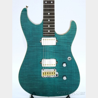 Addictone Custom Guitars Custom Arena Brazilian Rosewood Neack&FB!! -Trans Turquoise- 【ハカランダネック&指板!】